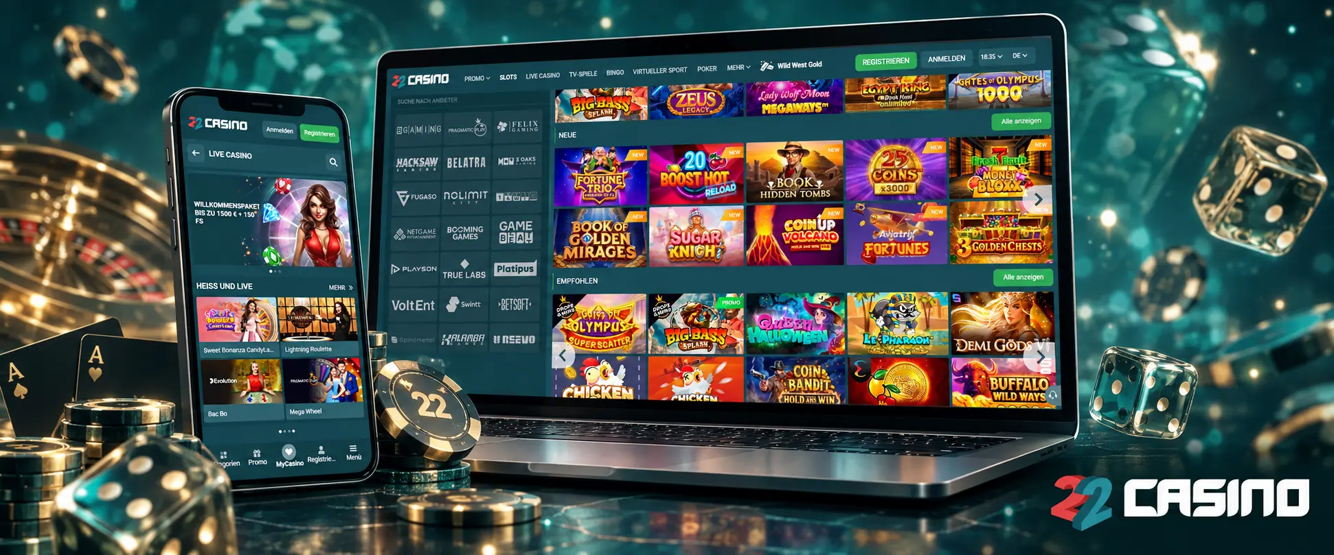 Dabei hilft Ihnen der 22Casino Support